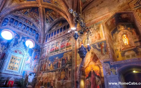 Sightseeing Transfer from Rome to Florence with Orvieto tour Cathedral chapel