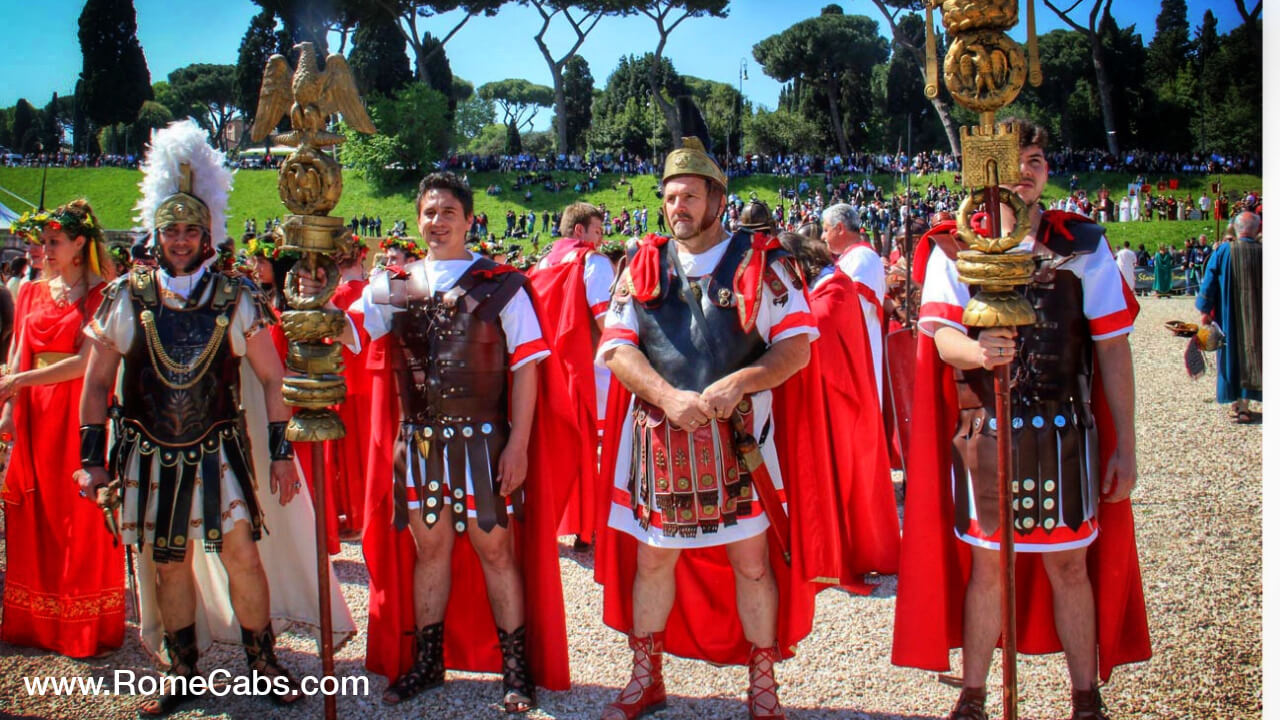 Ancient Roman Legionary Birthday of Rome April 21 Legends History Celebration Historical Parade Circus Maximus