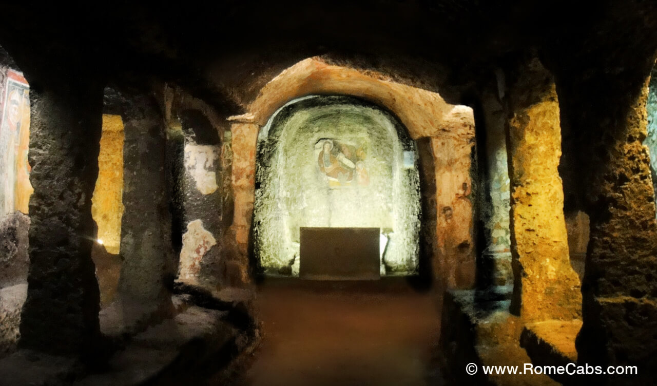  Ancient Mithraenum in Sutri 7 Top Ancient Roman Etruscan Sites to visit from Rome day tours with RomeCabs