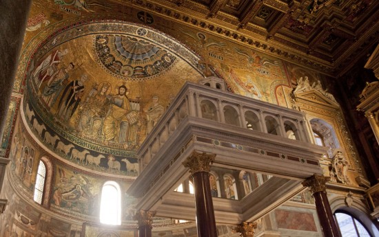 Private limo tours of Rome in 3 Days  -Santa Maria in Trastevere Church