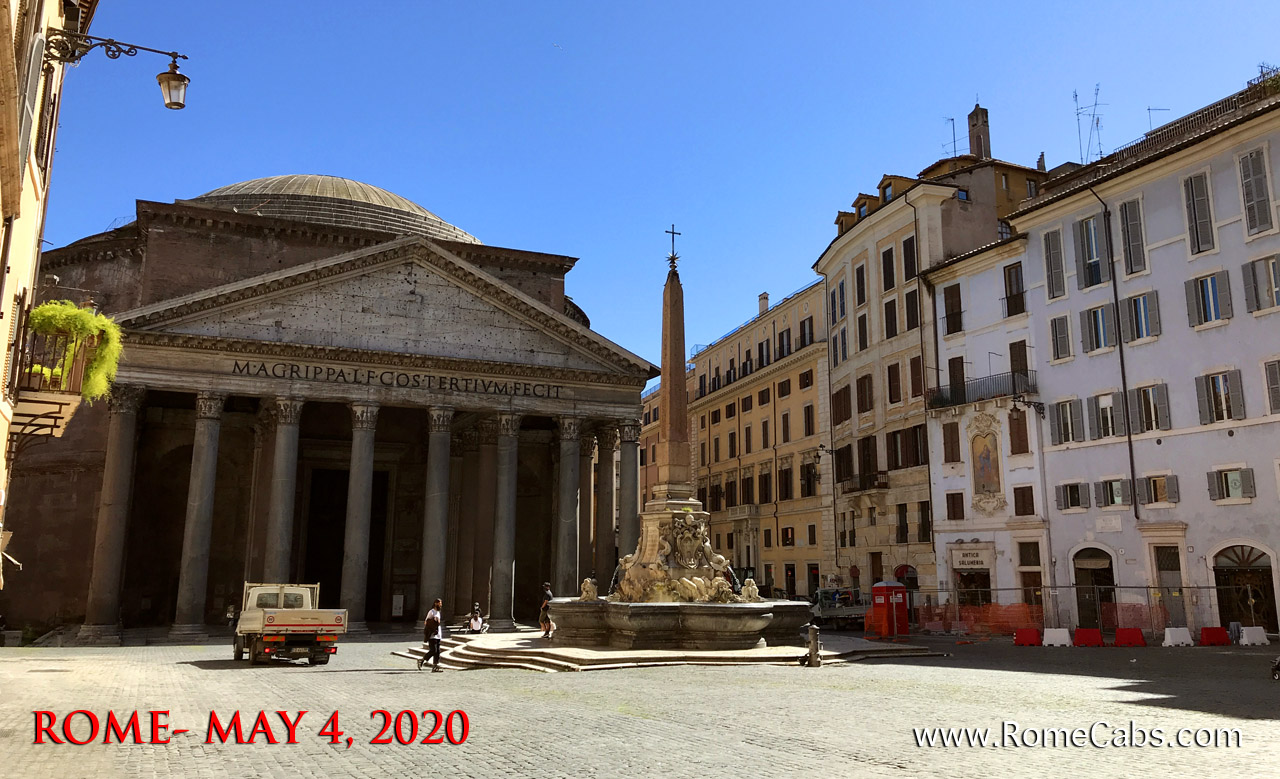 Pantheon Rome after Covid Italy post pandemic