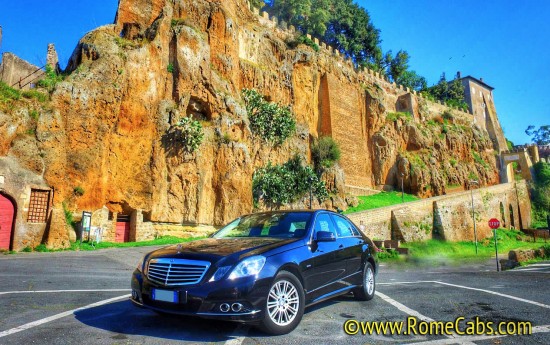 RomeCabs Post Cruise Countryside Splendor Tour from Civitavecchia to Rome - Ceri medieval village