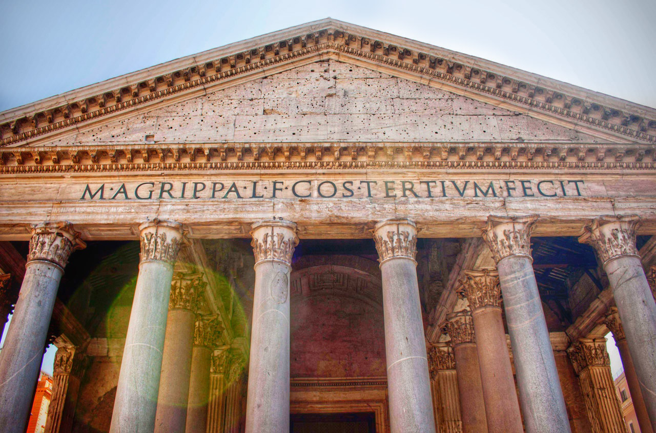Pantheon 7 Wonders of Ancient Rome limo tours from Civitavecchia Shore Excursions RomeCabs