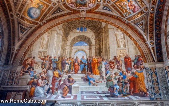 Rome and Vatican Museums Guided Tour  RomeCabs Civitavecchia - Raphael Rooms, Vatican Museums