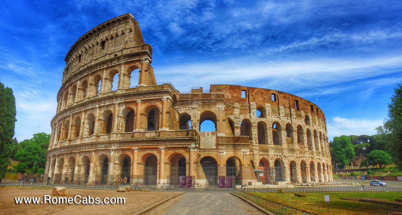  Colosseum Rome Pre Cruise Tour to Civitavecchia Rome in limo