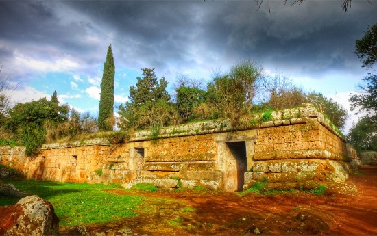 Ostia Antica and Cerveteri - Ancient World Tour - Banditaccia Etruscan tombs