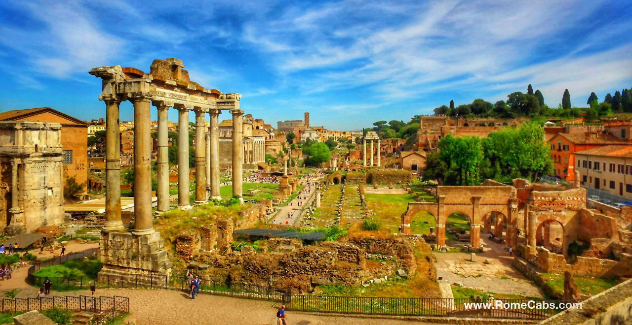 Roman Forum Rome luxury tours Rome Cabs