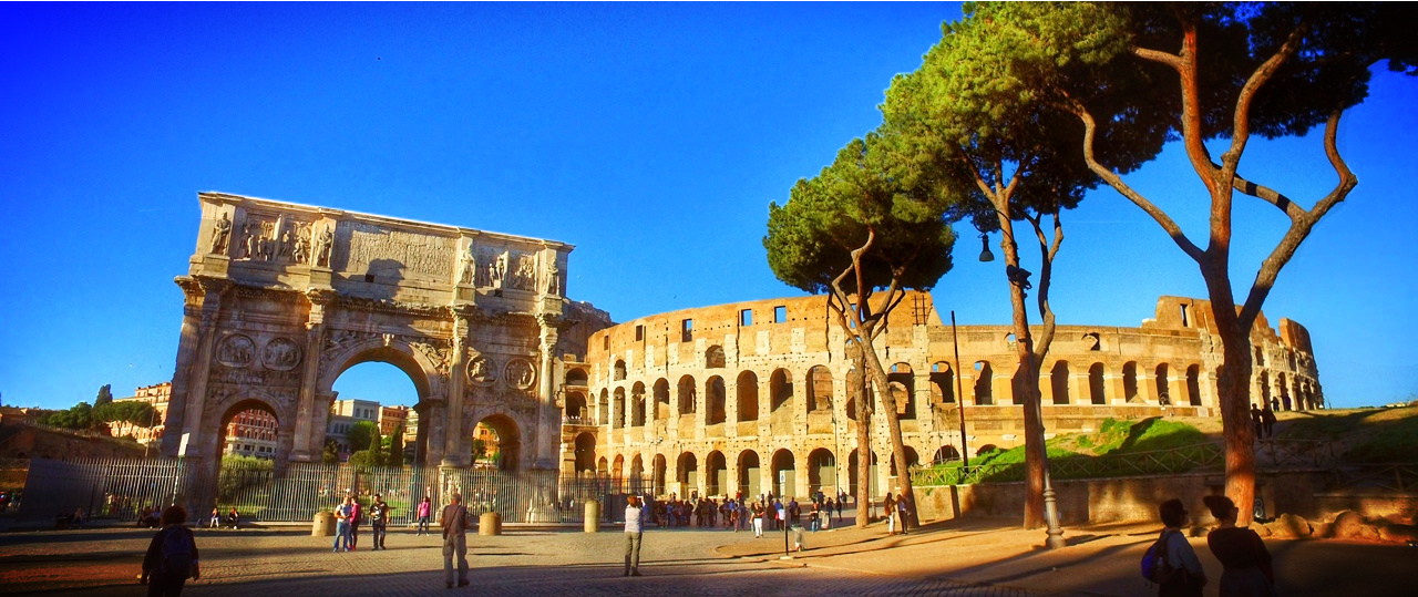 Post Cruise Rome in A Day Tour from Civitavecchia with RomeCabs Colosseum and Arch of Constantine