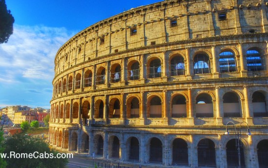 Colosseum Rome in a Day on a Sunday Tour with RomeCabs