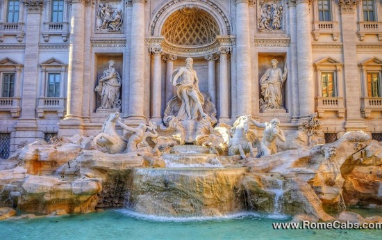 Rome Town and Country Tour with RomeCabs - Trevi Fountain