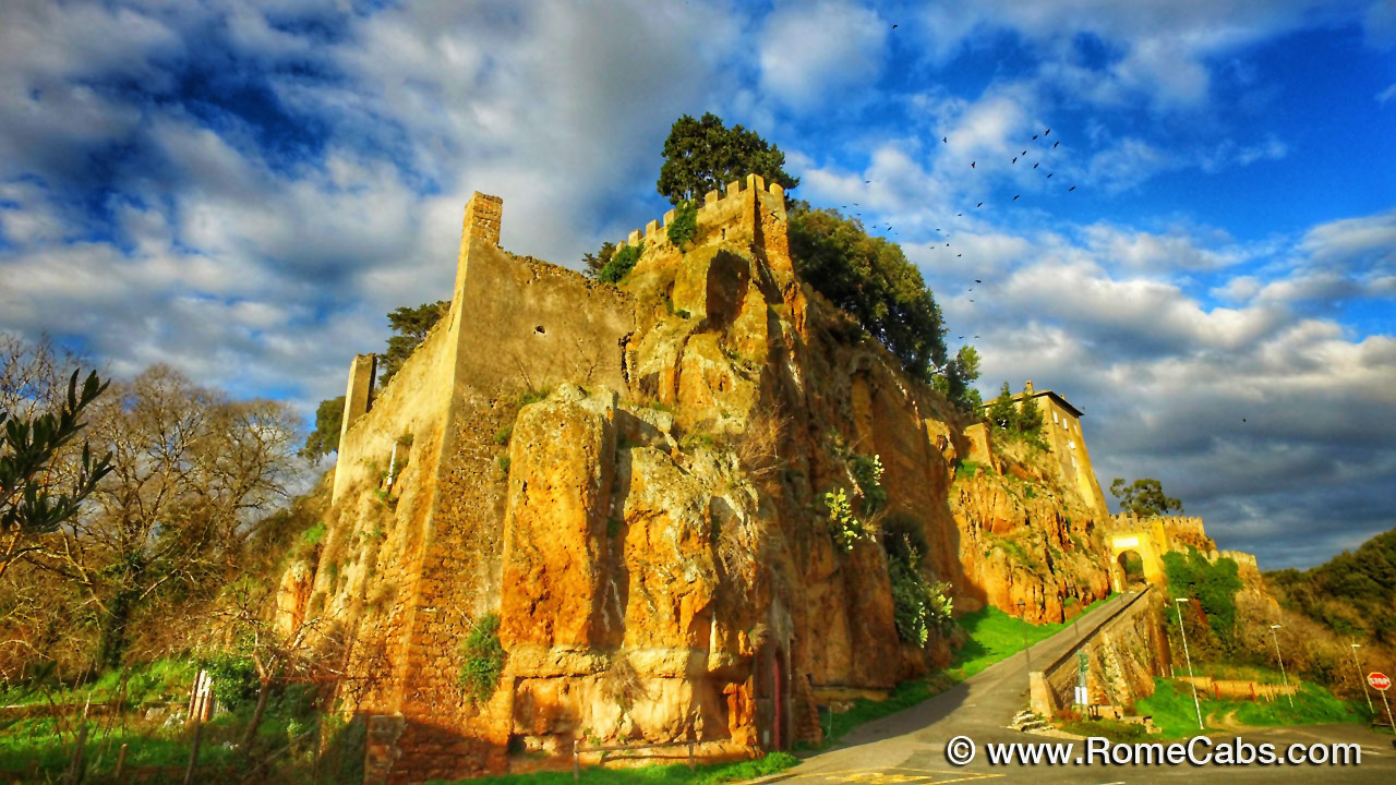 Medieval Village Ceri Post Cruise Countryside Splendor Tour from Civitavecchia RomeCabs