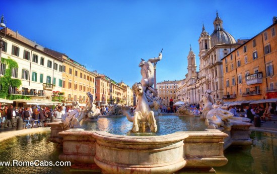 Romecabs Rome Town and Country Private Tour - Piazza Navona