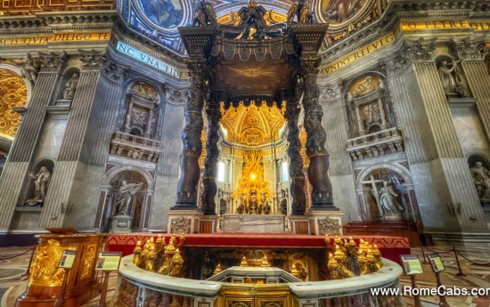 RomeCabs Ultimate Rome Tour with Driver, Guide, Vatican Tickets  - Saint Peter basilica