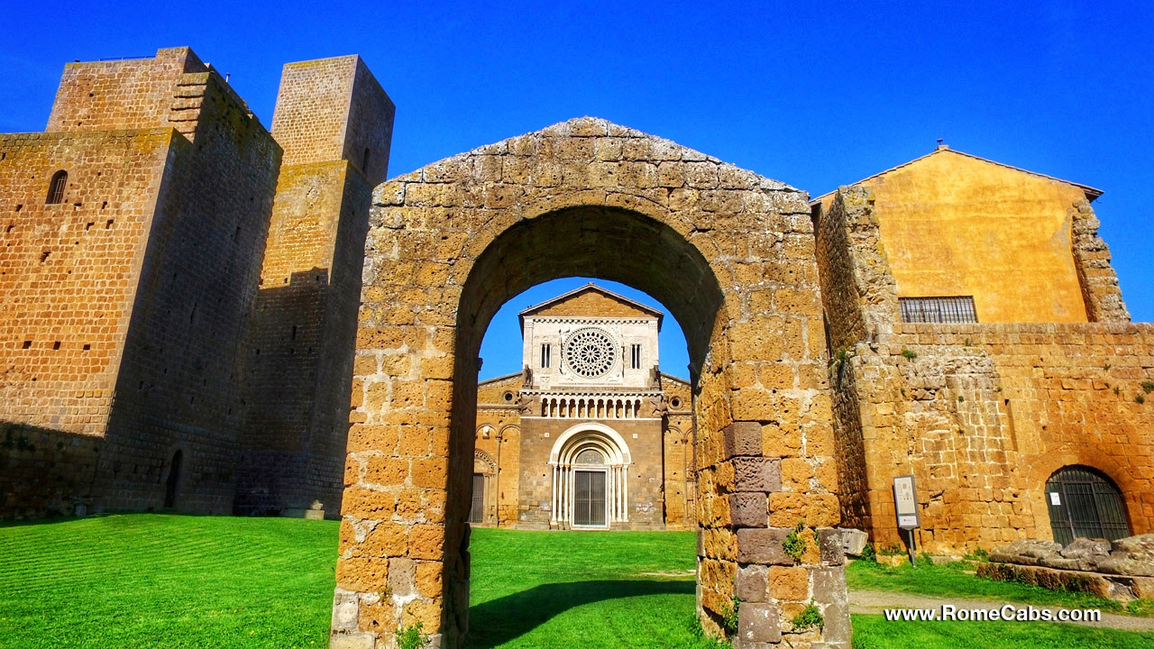 Saint Peter Basilica in Tuscania Best Civitavecchia Tours to the Roman Countryside Etruscan Places Italy Private Excursions