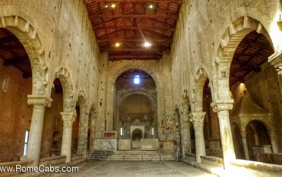 St Peter's Basilica Tuscania post cruise tours from Civitavecchia