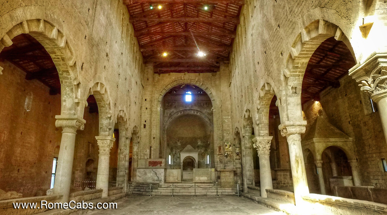 Church of San Pietro in Tuscania tours from Rome Civitavecchia excursions
