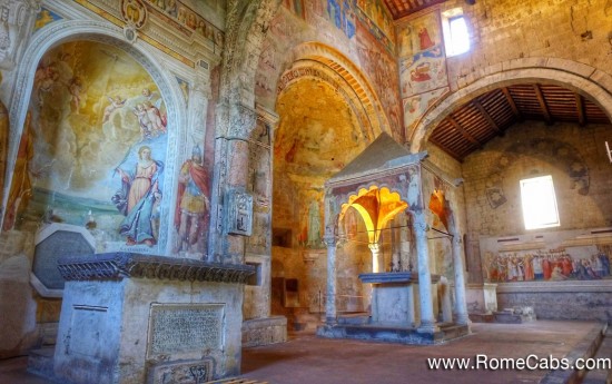 Santa Maria Maggiore Tuscania debarkation tours from Civitavecchia