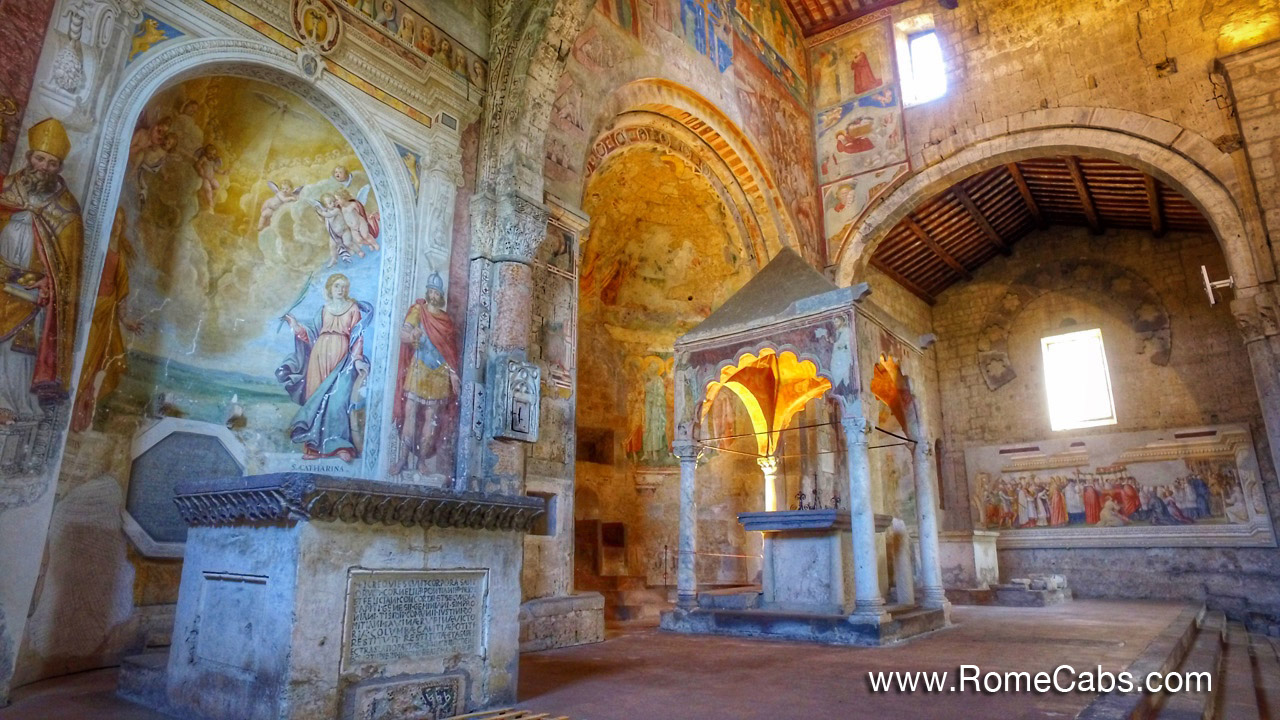 Tuscania Saint Peter Basilica Must See Italian Countryside Destinoations from Rome private tours