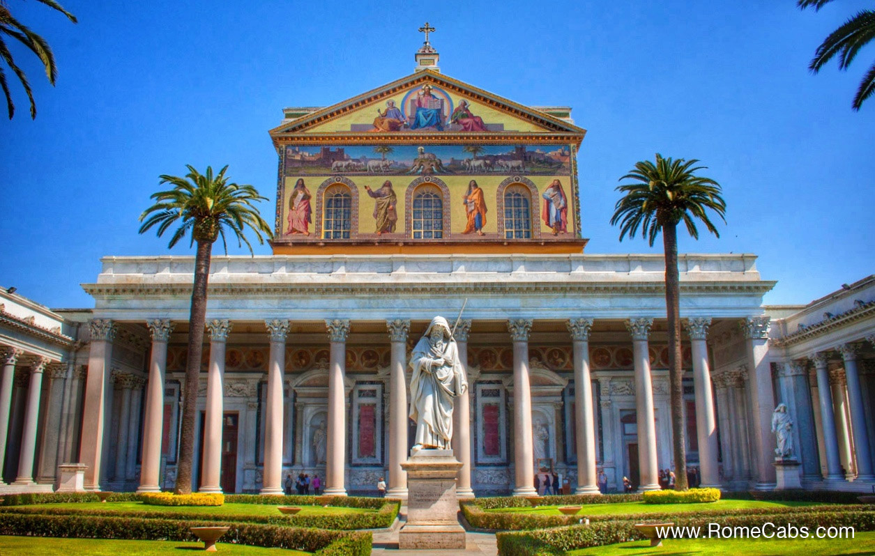 Saint Paul Outside the Walls Best of Rome in 2 Days Tour itinerary RomeCabs