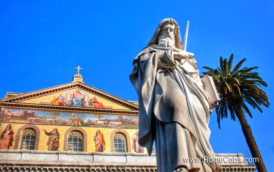 St Paul Outside the Walls Rome Post Cruise Tours from Cruise Ship