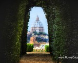 The Secret Key Hole in Rome on Aventine Hill