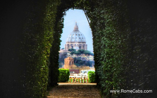Best of Rome in 3 days tour in limo - The Secret Keyhole on Aventine Hill
