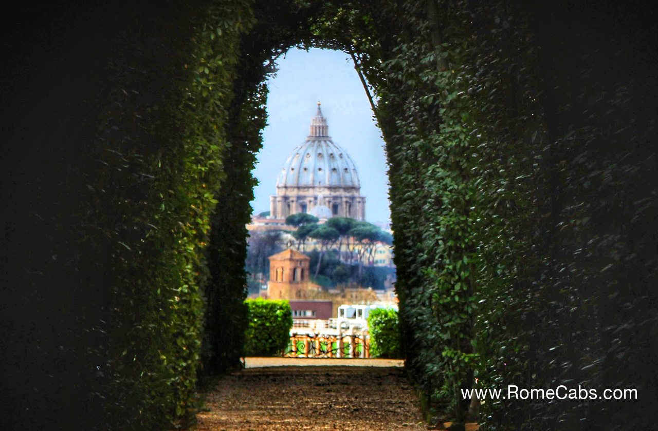 Aventine Hill Piazza of Knights of Malta Keyhole Rome Post Cruise Tour