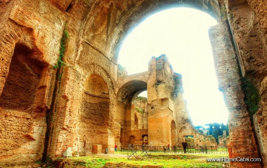 RomeCabs Best of Rome in 3 Days limo Tours - Baths of Caracalla
