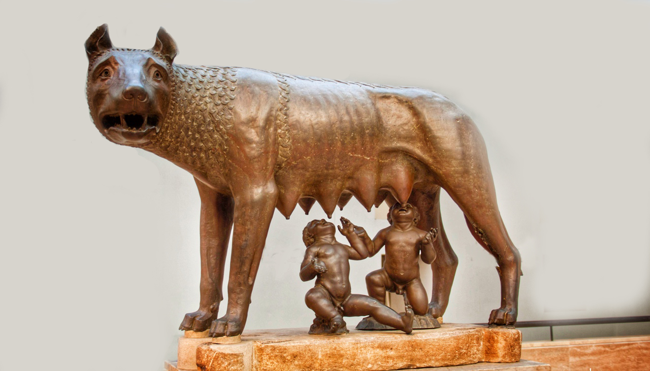 Capitoline Wolf Remus Romumus Capitoline Museums Birthday of Rome April 21