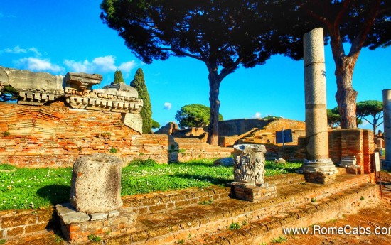  Rome to Ostia Antica Pre Cruise Tour to Civitavecchia transfer - ancient Roman ruins