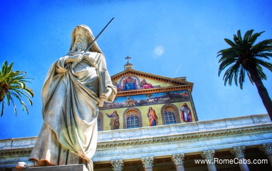Saint Paul Outside the Walls - Panoramic Rome Tour for Cruisers Civitavecchia Private Excursions 