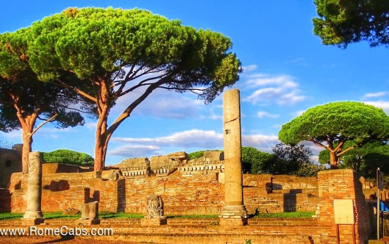 Rome to Ostia Antica Pre Cruise Tour and Civitavecchia transfer - ancient Ruins