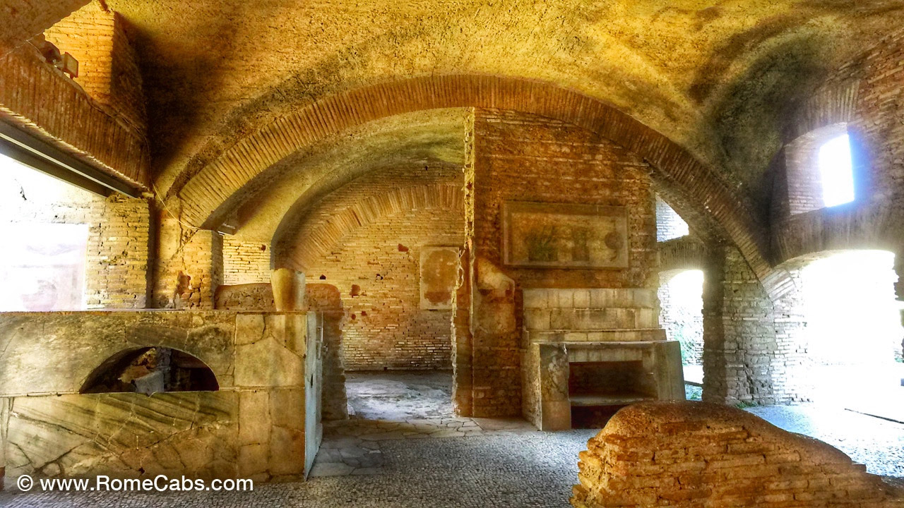 Ostia Antica Thermapolium 7 top ancient Roman Eturscan Sites to visit from Rome private tours