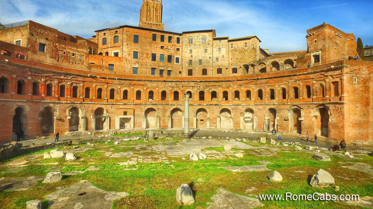 Trajan's Markets 7 Wonders of Ancient Rome Tours from Civitavecchia Private Excursions RomeCabs
