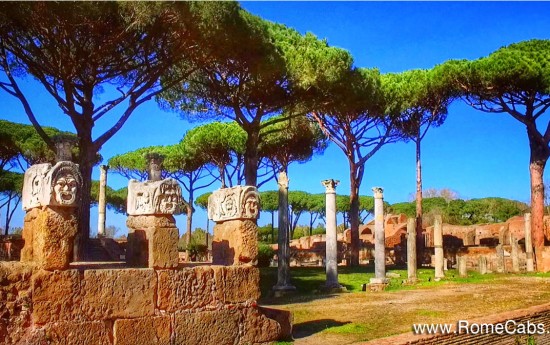Along Rome Empire Roads Tour from Civitavecchia Shore Excursion- Ostia Antica