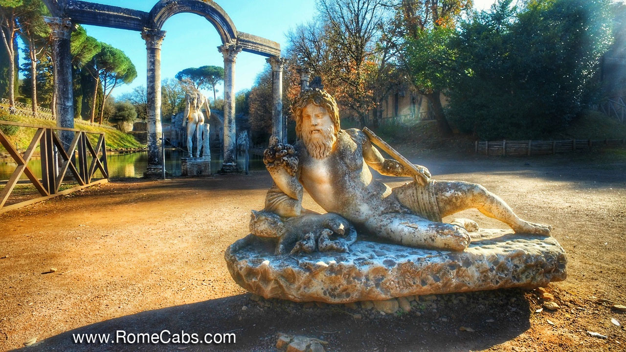 Tivoli Villas and Garden Tour from Rome in Limo to Hadrian Villa Adriana