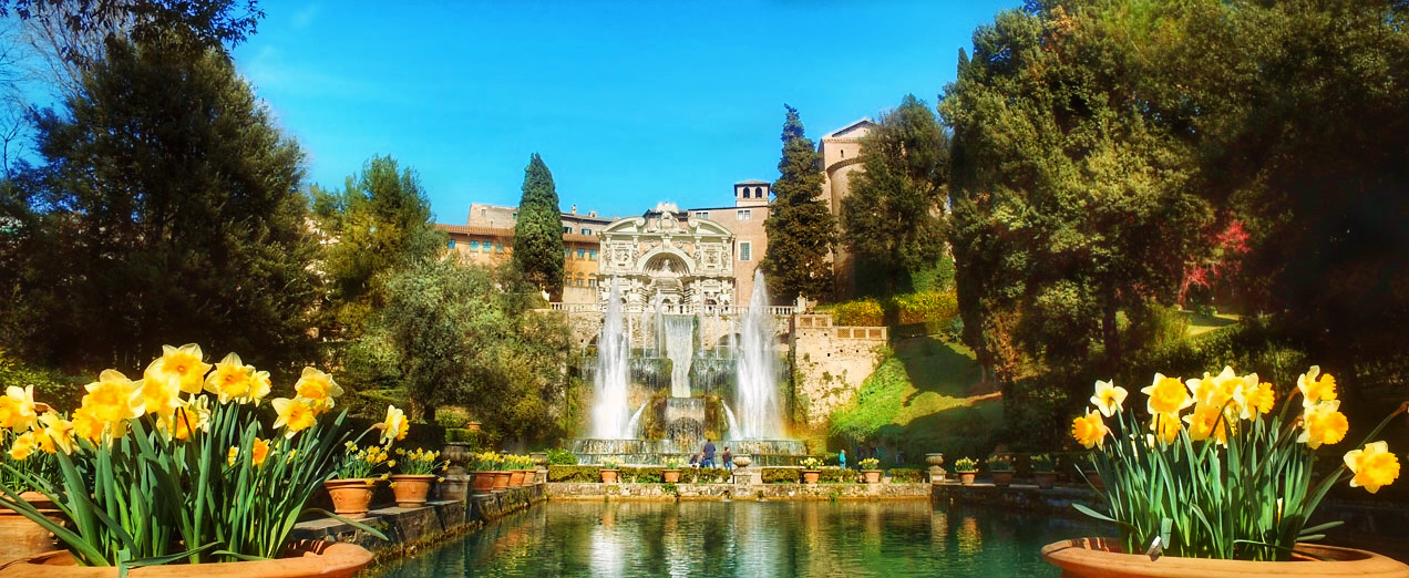 Tivoli Tours from Rome in spring during Easter