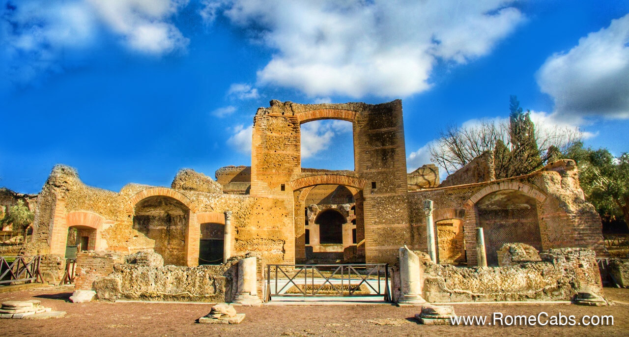  Rome to Tivoli villas and garden Tour from Rome in limo to Hadrians Villa Adriana