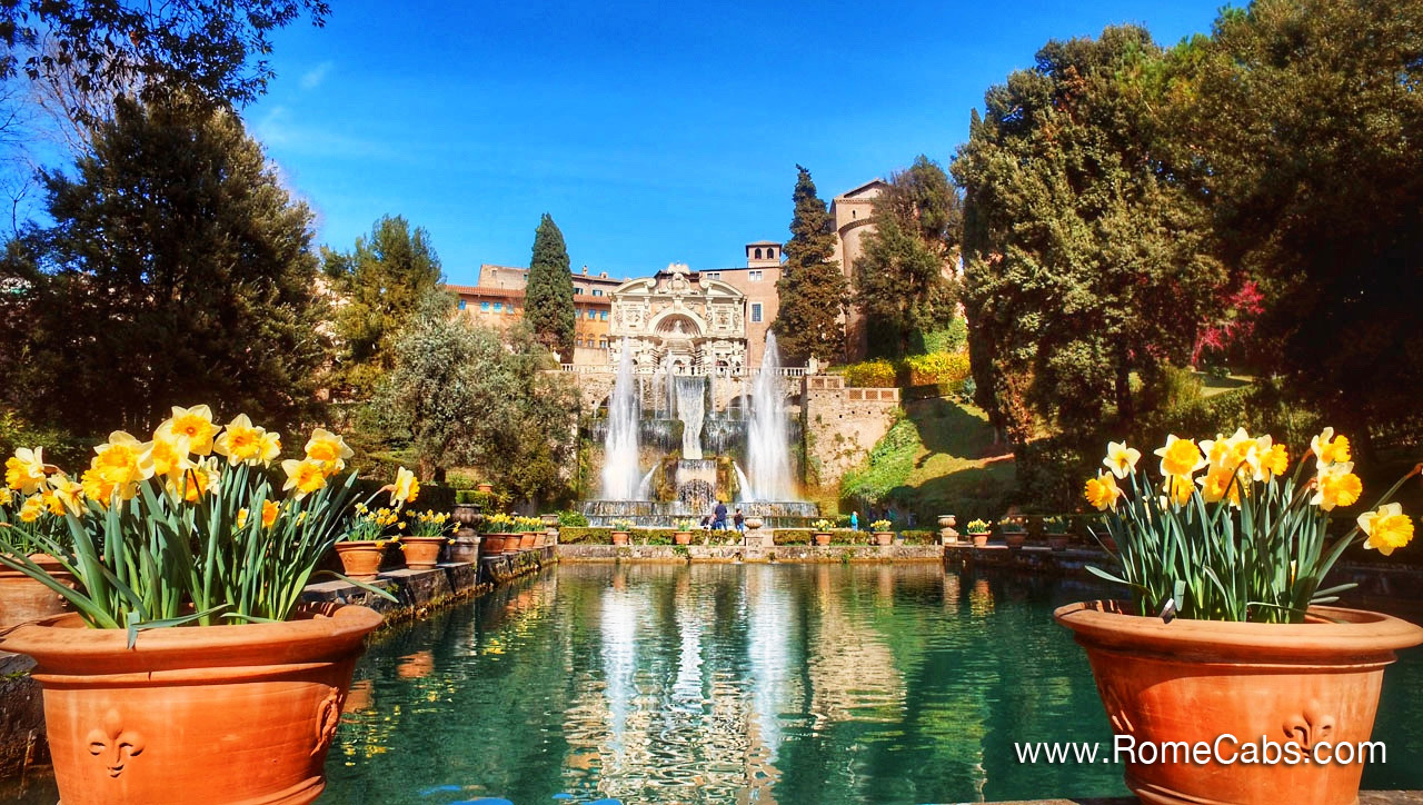Rome to Tivoli Villas and Gardens Tour from Rome to Villa dEste RomeCabs Tivoli tours