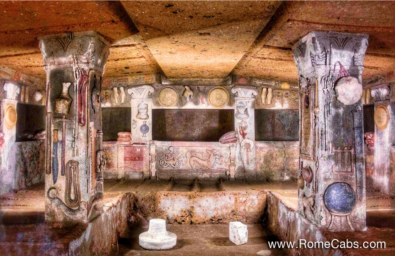 Rome Countryside Tours to Etruscan Places from Civitavecchia  day trips Cerveteri Etruscan Tombs