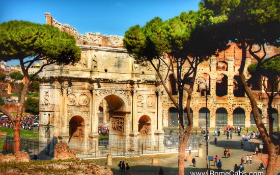 Arch of Constantine Private Rome Debark Tours from Civitavecchia