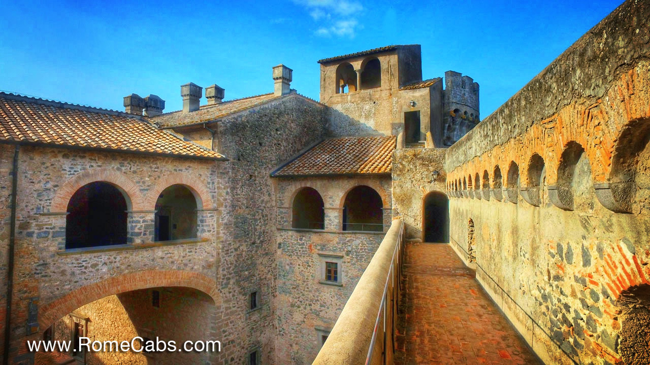 medieval Castle 10 Reasons to visit Bracciano Castle from Rome limo tours from Civitavecchia Shore Excursions RomeCabs