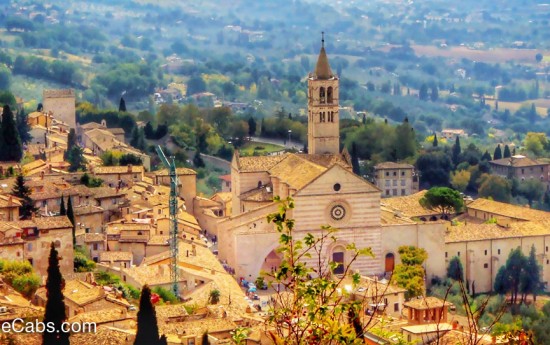 RomeCabs Private Assisi Tours from Rome in limo Umbria countryside