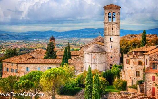 Private Assisi Tours from Rome in limo - Saint Francis of Assisi Basilica 