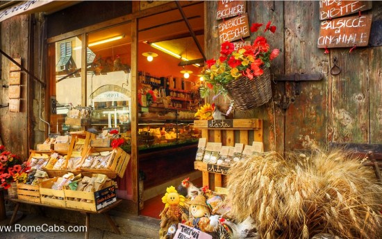 Private tours from Rome to Cortona and Arezzo Tuscany Tour - local market