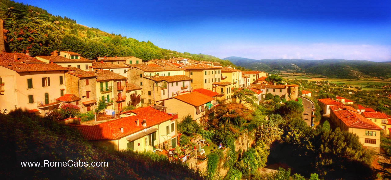 Day tours from Rome to Cortona Tuscany Under the Tuscan Sun Tour RomeCabs