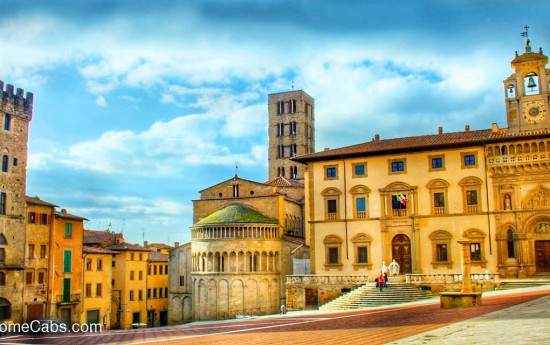 Day tours from Rome to Cortona and Arezzo Tuscany Tour - Piazza Grande
