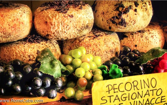 Day Tours from Rome to Tuscany -Pecorino di Pienza cheese