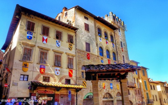 Day tours from Rome to Cortona and Arezzo Tuscany Tour - Piazza Grande