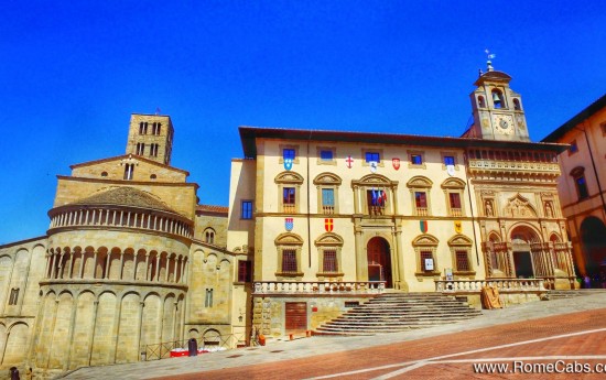 RomeCabs Tuscany tours from Rome to Cortona and Arezzo Tuscany Tour - Piazza Grande